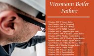 Viessmann Boiler Failure