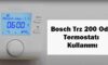 Bosch Trz 200 Oda Termostatı Kullanımı